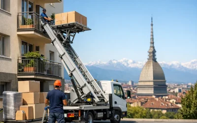 Noleggio autoscala Torino per traslochi sicuri