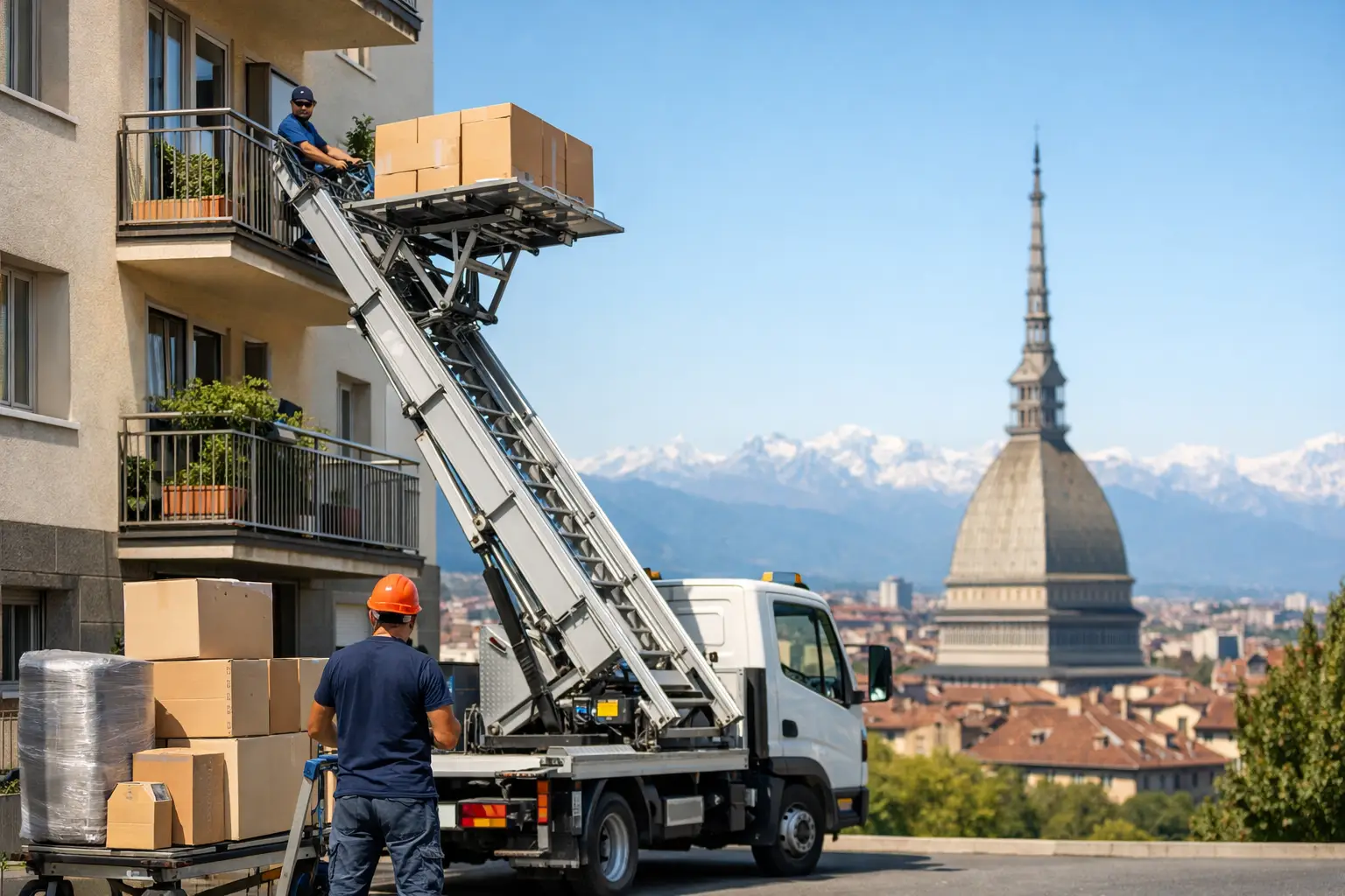 Noleggio autoscala Torino per traslochi sicuri Noleggio autoscala Torino per traslochi sicuri