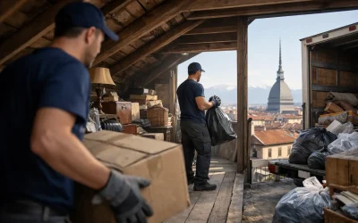 Sgombero soffitta con smaltimento a Torino