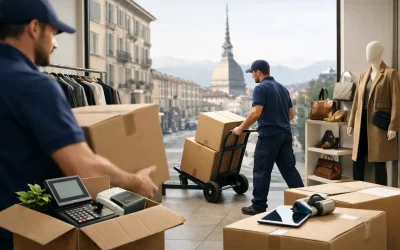 Trasloco negozio Torino senza fermare le vendite
